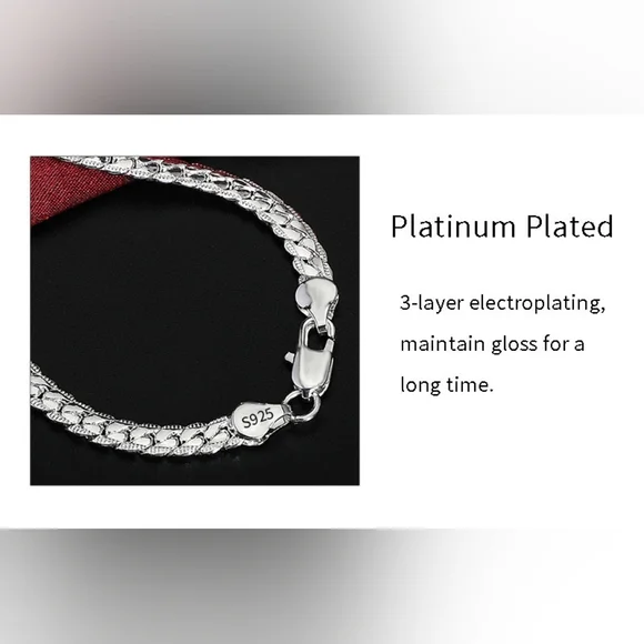 Sterling silver necklace - Picture 5 of 8